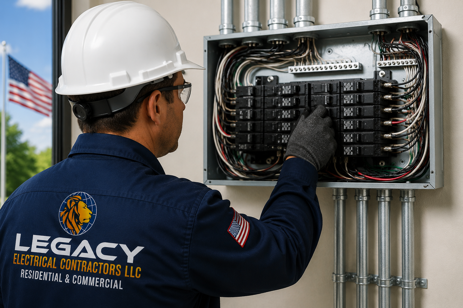 Legacy Electrical Contractors team at work in South Florida